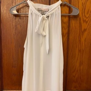 Forever 21 white tank silk tank top